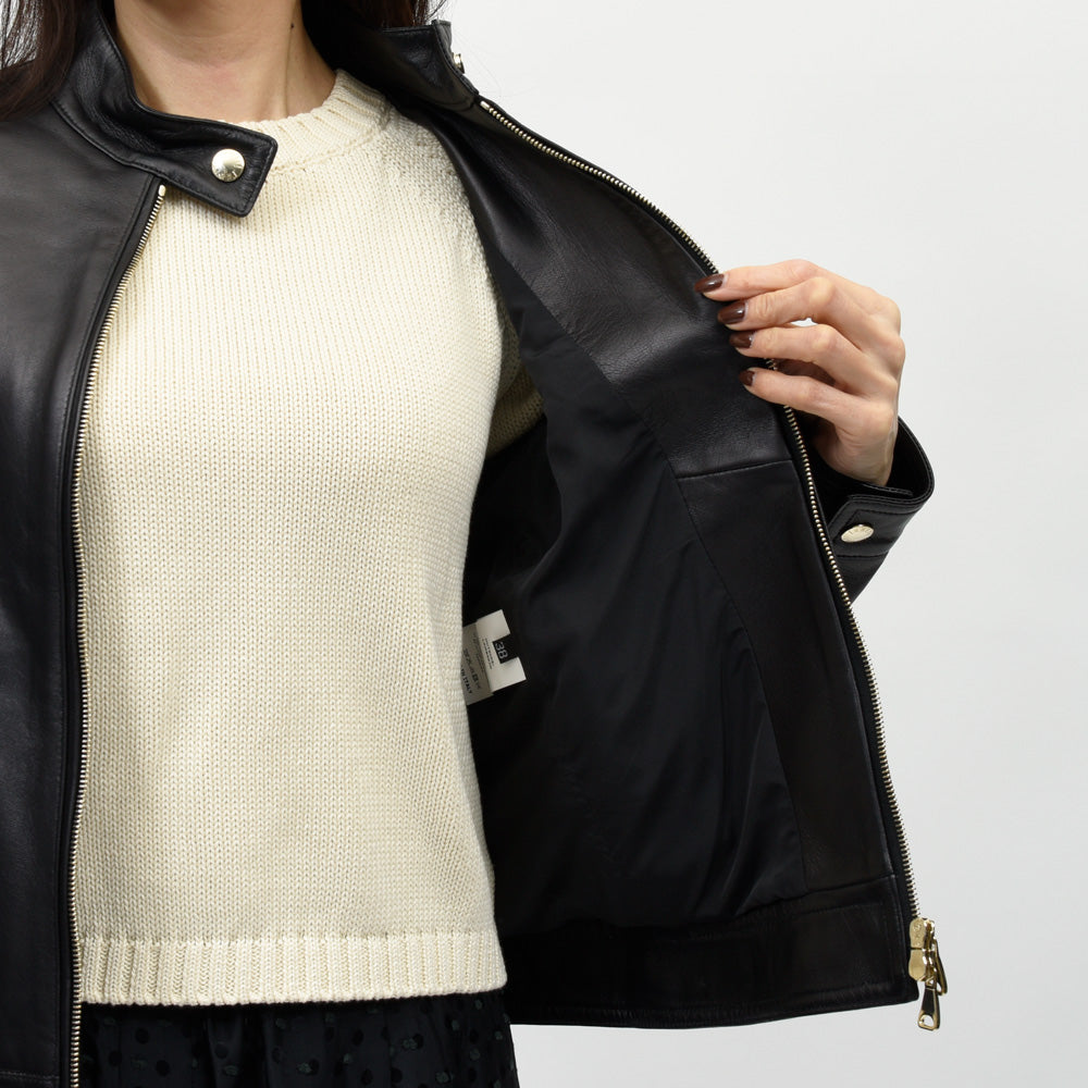 EMMETI(エンメティ) JURI DONNA ラムレザージャケット