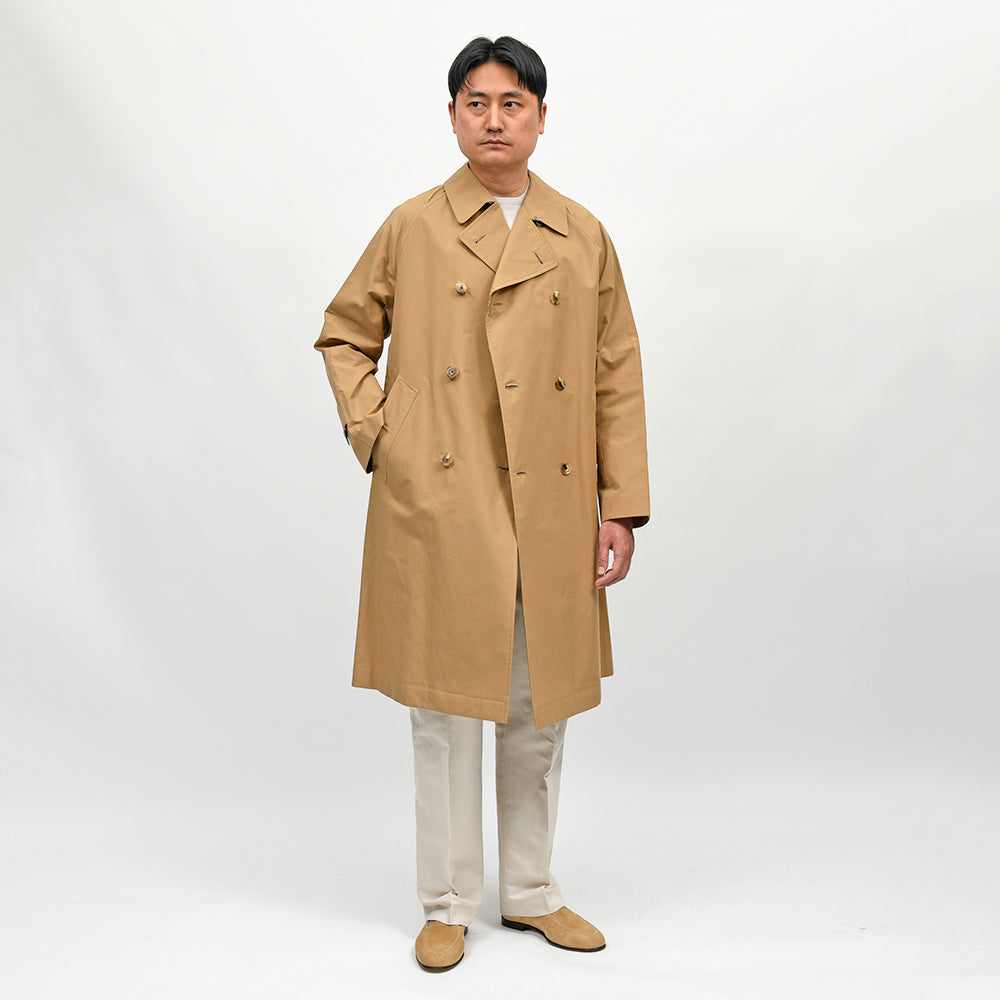 COHERENCE コヒーレンス FOUFOU II コットン ポプリン ラグランスリーブコート