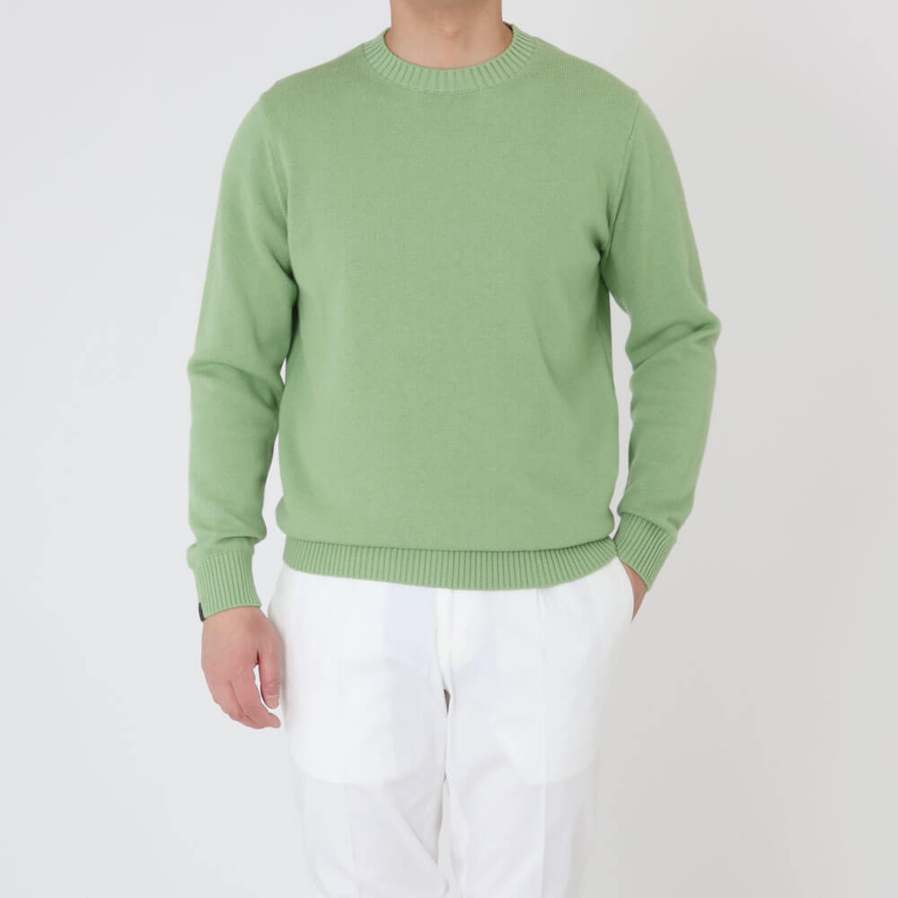 ビーアール バイ ビー・アール・ショップ / コットンカシミア CREW NECK KNIT / BR_04