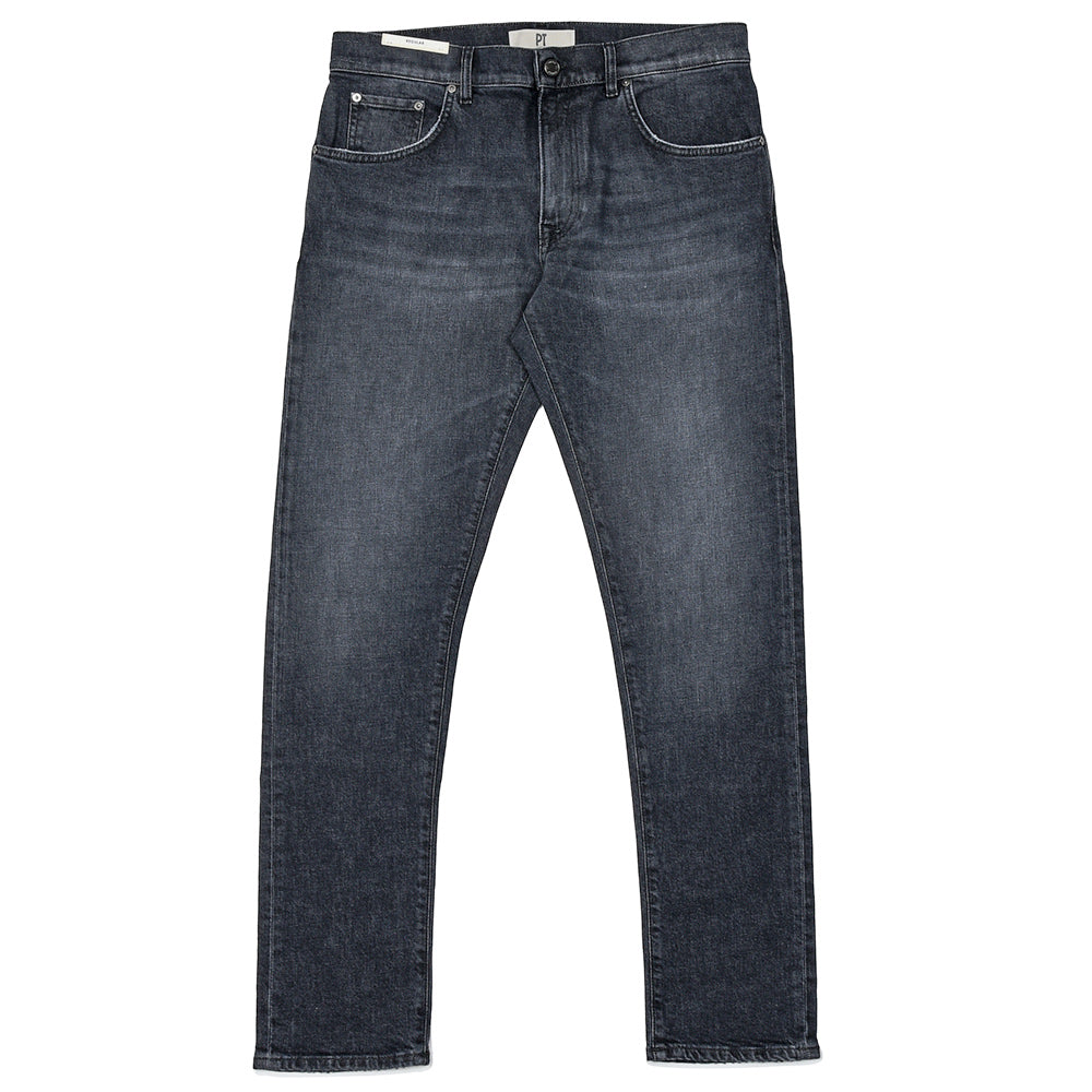 PT TORINO DENIM(ピーティートリノデニム) BREAKBEAT コットンストレッチ レギュラーブラックデニムパンツ/CA2420
