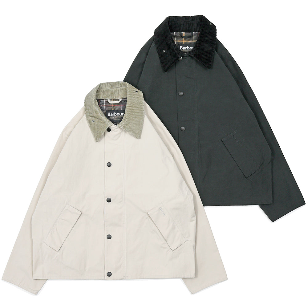 Barbour(バブアー) TRANSPORT ピーチスキンコットン ショートレングスブルゾン