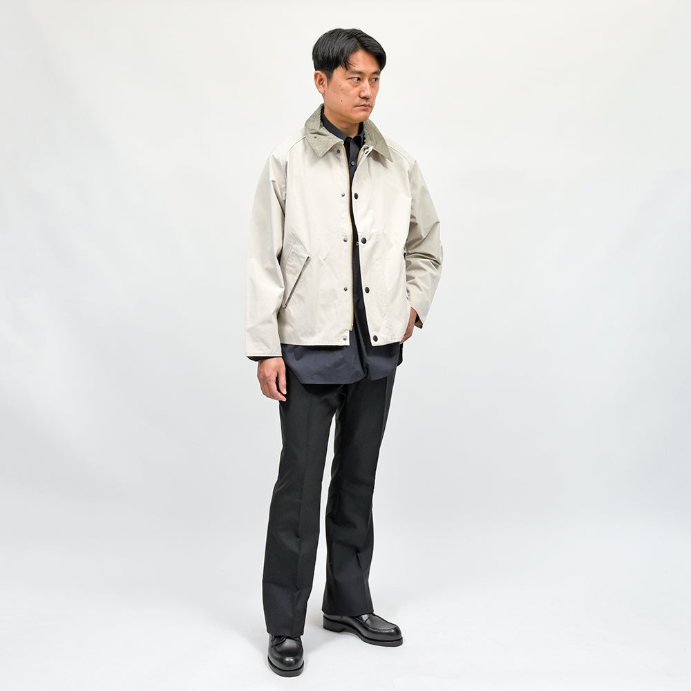 Barbour(バブアー) TRANSPORT ピーチスキンコットン ショートレングスブルゾン