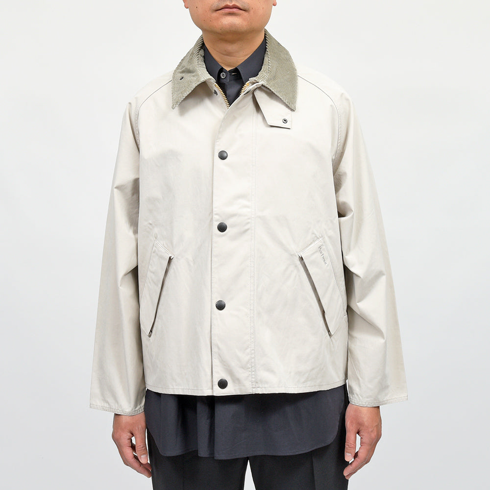 Barbour(バブアー) TRANSPORT ピーチスキンコットン ショートレングスブルゾン