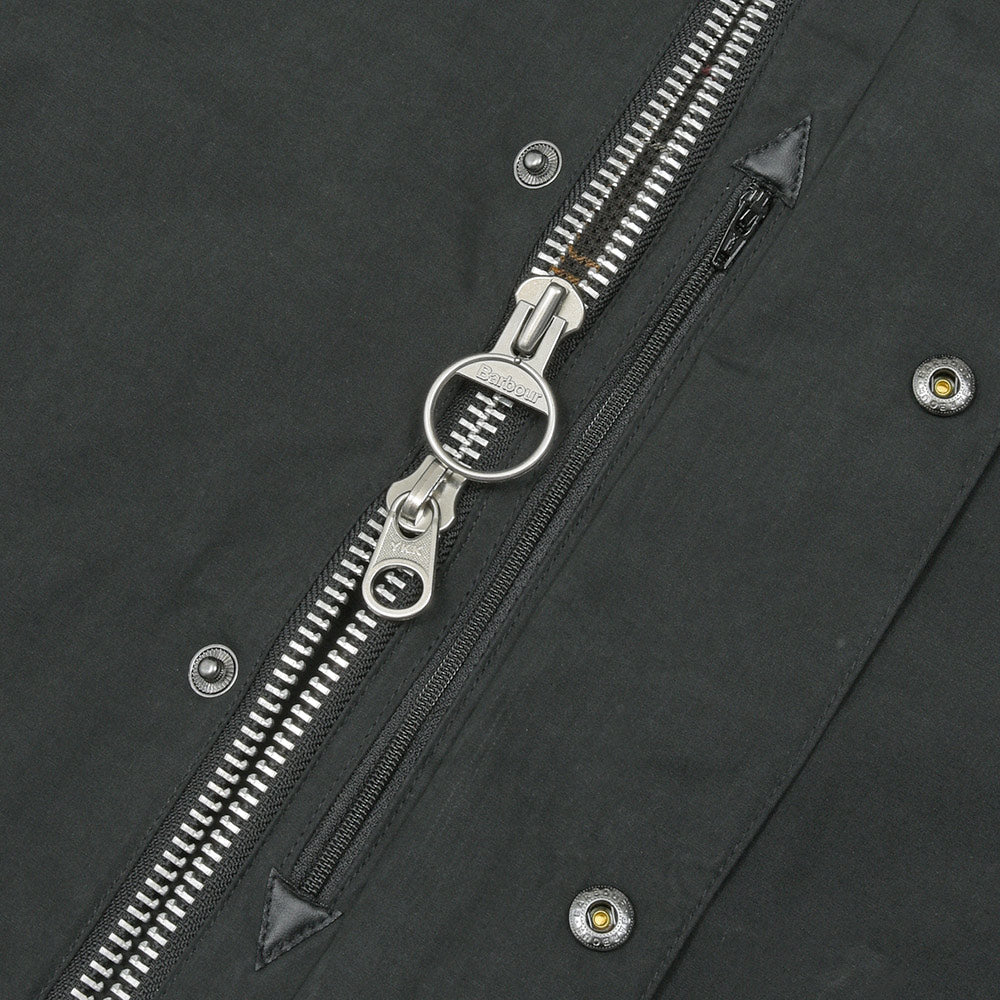 Barbour(バブアー) TRANSPORT ピーチスキンコットン ショートレングスブルゾン