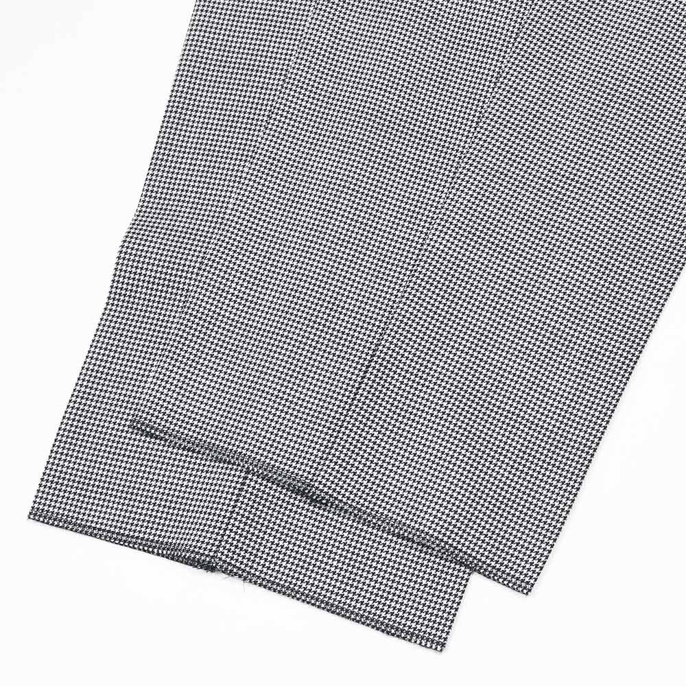 Fumiya Hirano THE TROUSERS(フミヤヒラノトラウザーズ) REGENT ウールトロピカル ハウンドトゥース サイドアジャスター 2インプリーツ ドレスパンツ