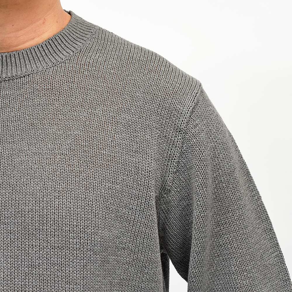 Yonetomi(ヨネトミ) WASHI COTTON KNIT PULLOVER 和紙 コットン ローゲージ クルーネックニット