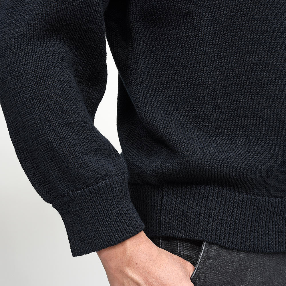 Yonetomi(ヨネトミ) WASHI COTTON KNIT PULLOVER 和紙 コットン ローゲージ クルーネックニット