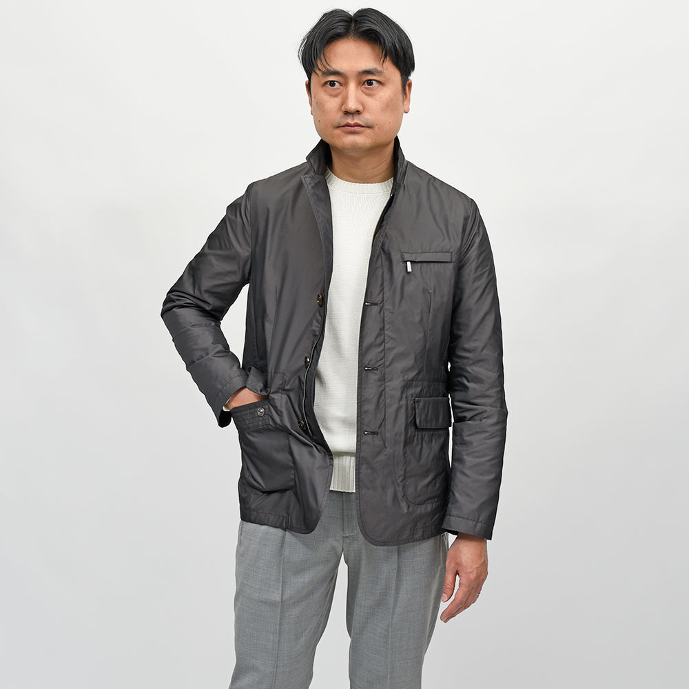MooRER(ムーレー) GHIBERTI-KM ポリエステル シングルジャケット型 ブルゾン