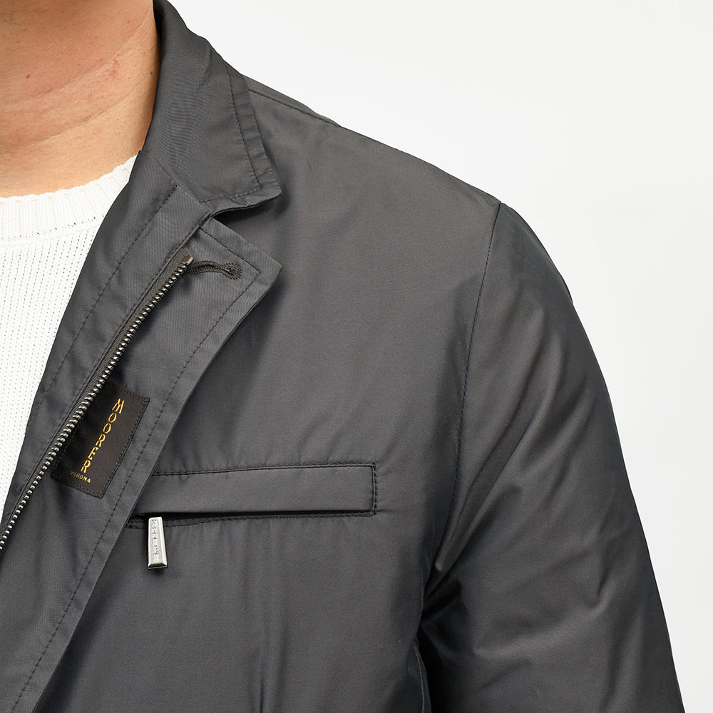 MooRER(ムーレー) GHIBERTI-KM ポリエステル シングルジャケット型 ブルゾン