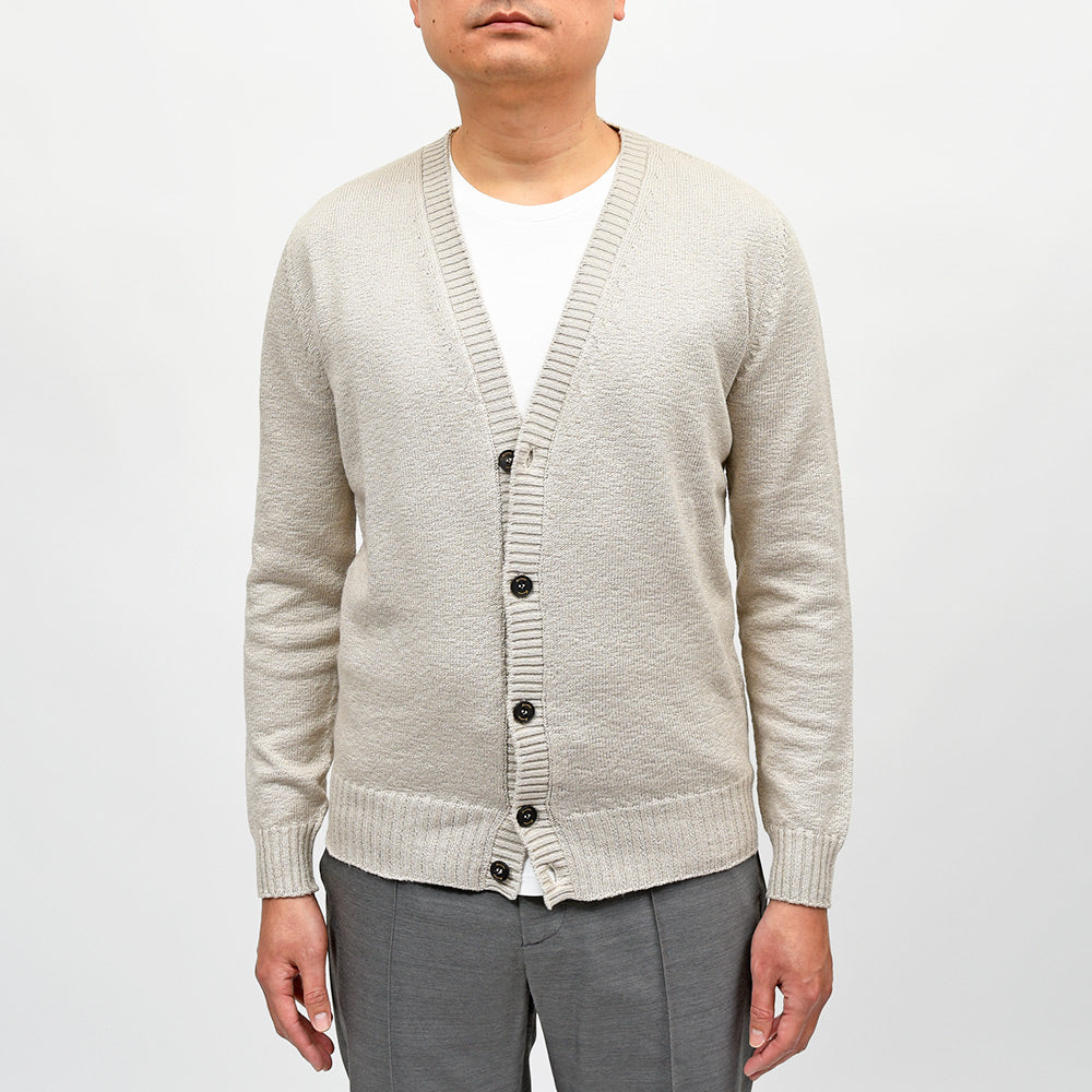 Drumohr(ドルモア) コットン 8ゲージ ニットカーディガン
