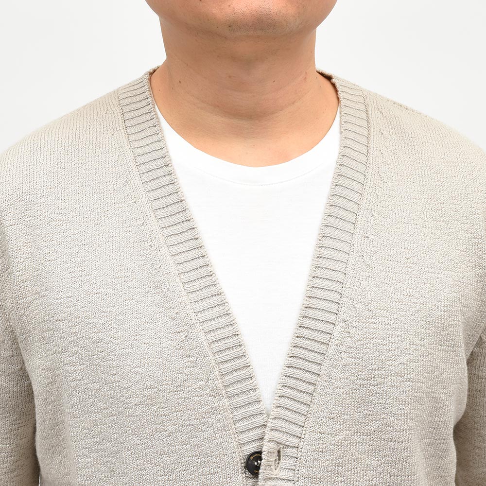 Drumohr(ドルモア) コットン 8ゲージ ニットカーディガン