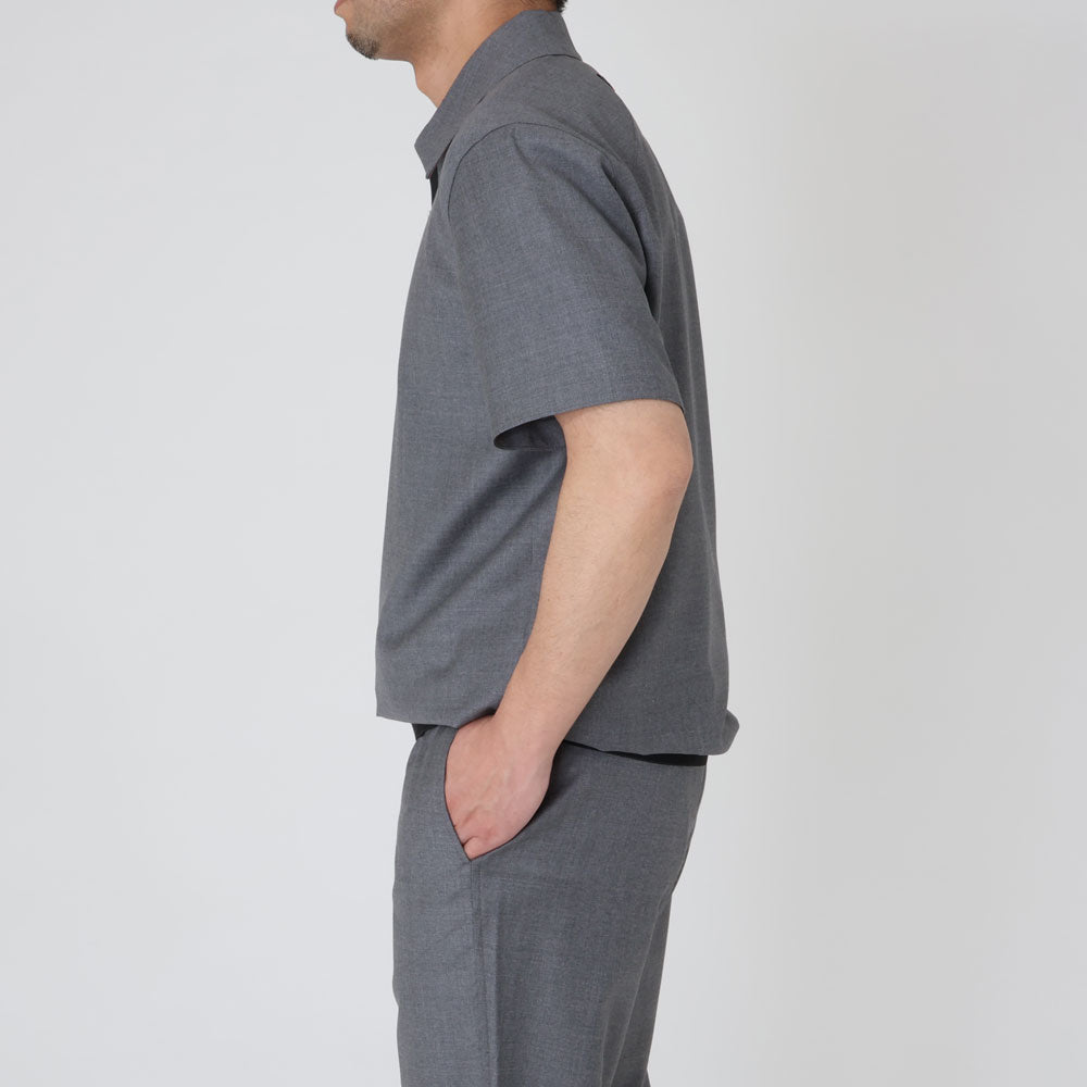 シーズ / ウール ZIPPED POLO WOVEN/TP034 TN700