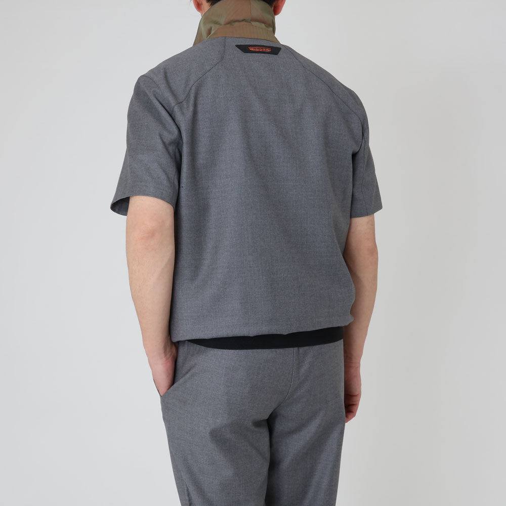 シーズ / ウール ZIPPED POLO WOVEN/TP034 TN700