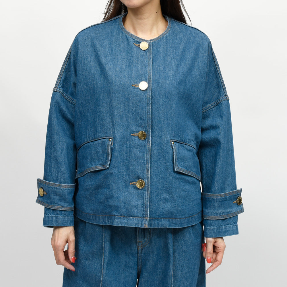 MACKINTOSH(マッキントッシュ) DNM HUMBIE ノーカラーデニムジャケット