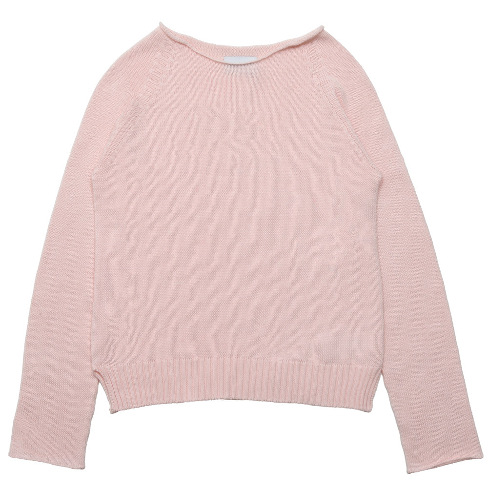 SCAGLIONE(スカリオーネ) DEC074 コットンラウンドネックニット