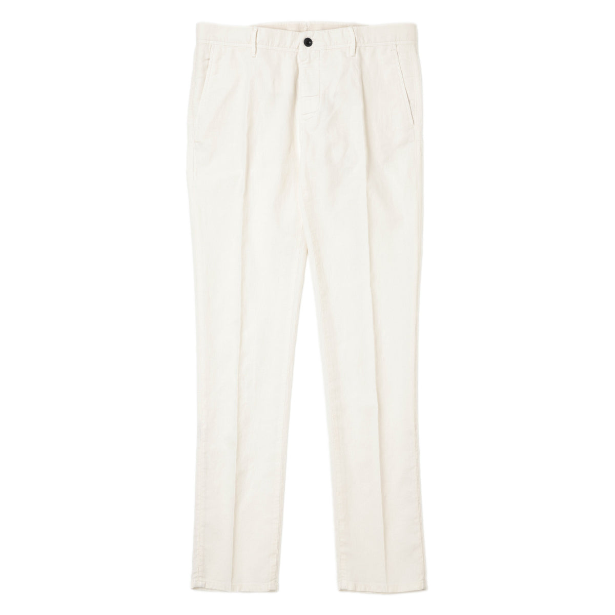 インコテックス / コットン リネン ウォッシュド ストレッチ パンツ / SLIM FIT / 18S100 9809A / アイボリー