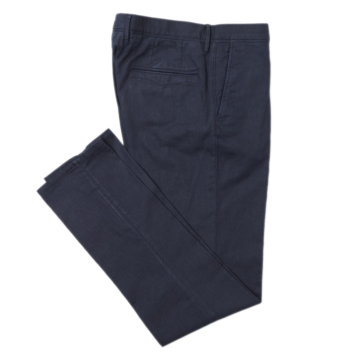 インコテックス / コットン リネン ウォッシュド ストレッチ パンツ / SLIM FIT / 18S100 9809A / ダークネイビー