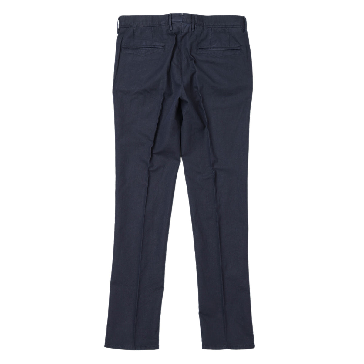 インコテックス / コットン リネン ウォッシュド ストレッチ パンツ / SLIM FIT / 18S100 9809A / ダークネイビー