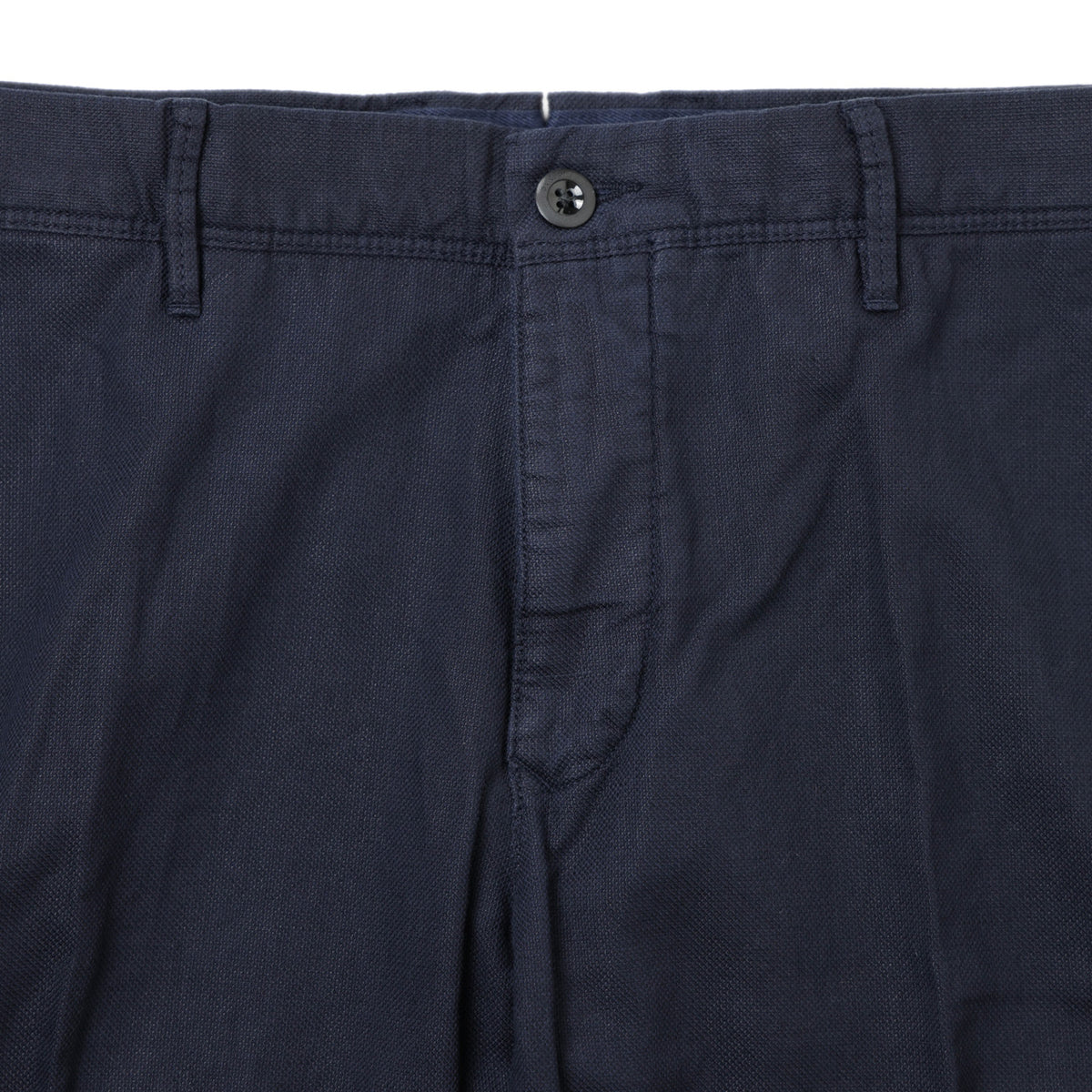 インコテックス / コットン リネン ウォッシュド ストレッチ パンツ / SLIM FIT / 18S100 9809A / ダークネイビー