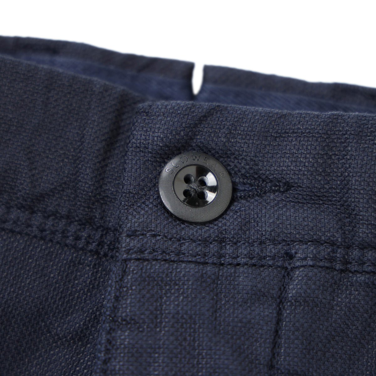 インコテックス / コットン リネン ウォッシュド ストレッチ パンツ / SLIM FIT / 18S100 9809A / ダークネイビー