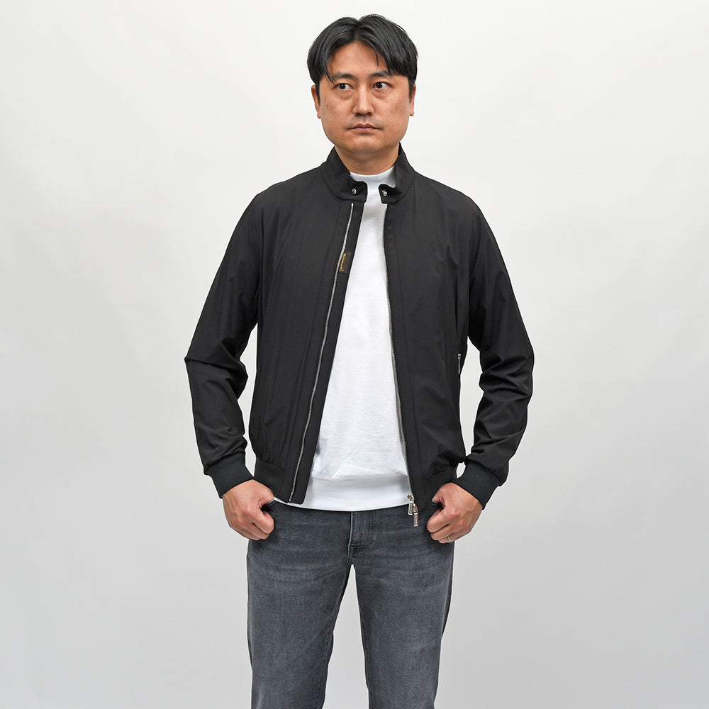 MooRER(ムーレー) ALBERTI-KN ナイロンストレッチ 撥水 スタンドカラーブルゾン