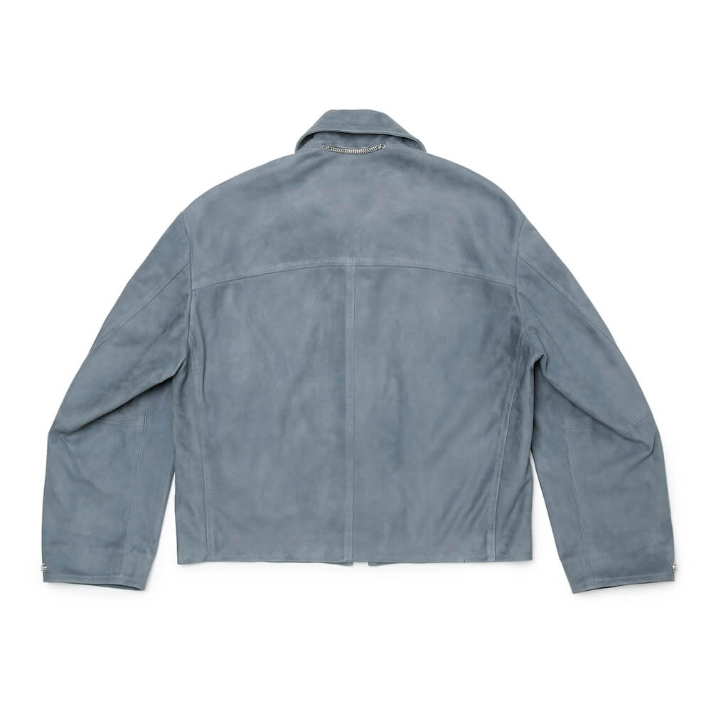 エンメティ / 【BR別注】スペシャル ラムスキン スウェード ジップアップ ブルゾン(シルバーパーツ)/ACHILLE_BR/SP LAMB SKIN SUEDE