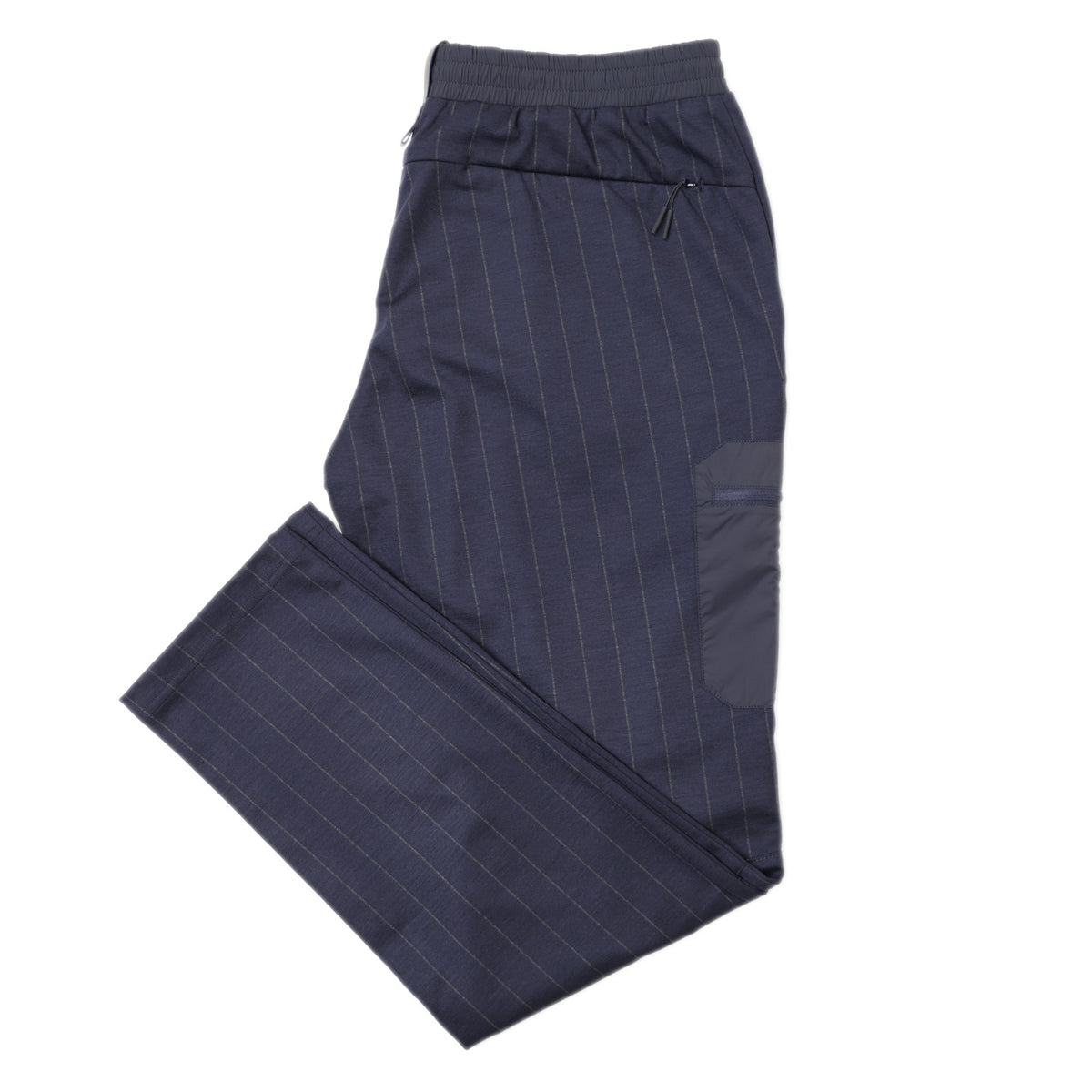 シーズ / ウール ナイロン ストレッチ パンツ ウエストゴム / JERSEY DRAWSTRING PANT / PT056 TJ232 / ネイビー