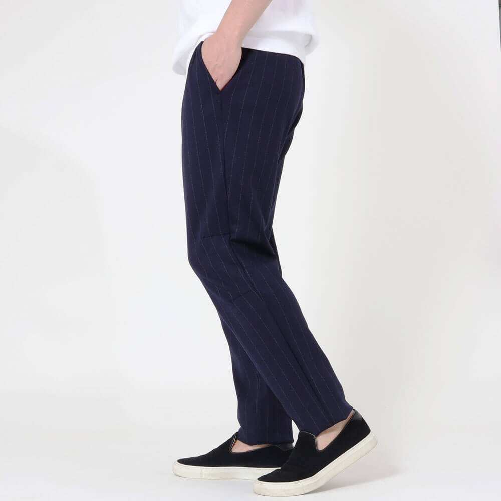 シーズ / ストライプ JERSEY DRAWSTRING PANT(サイドポケット付き)/PT056 TJ232