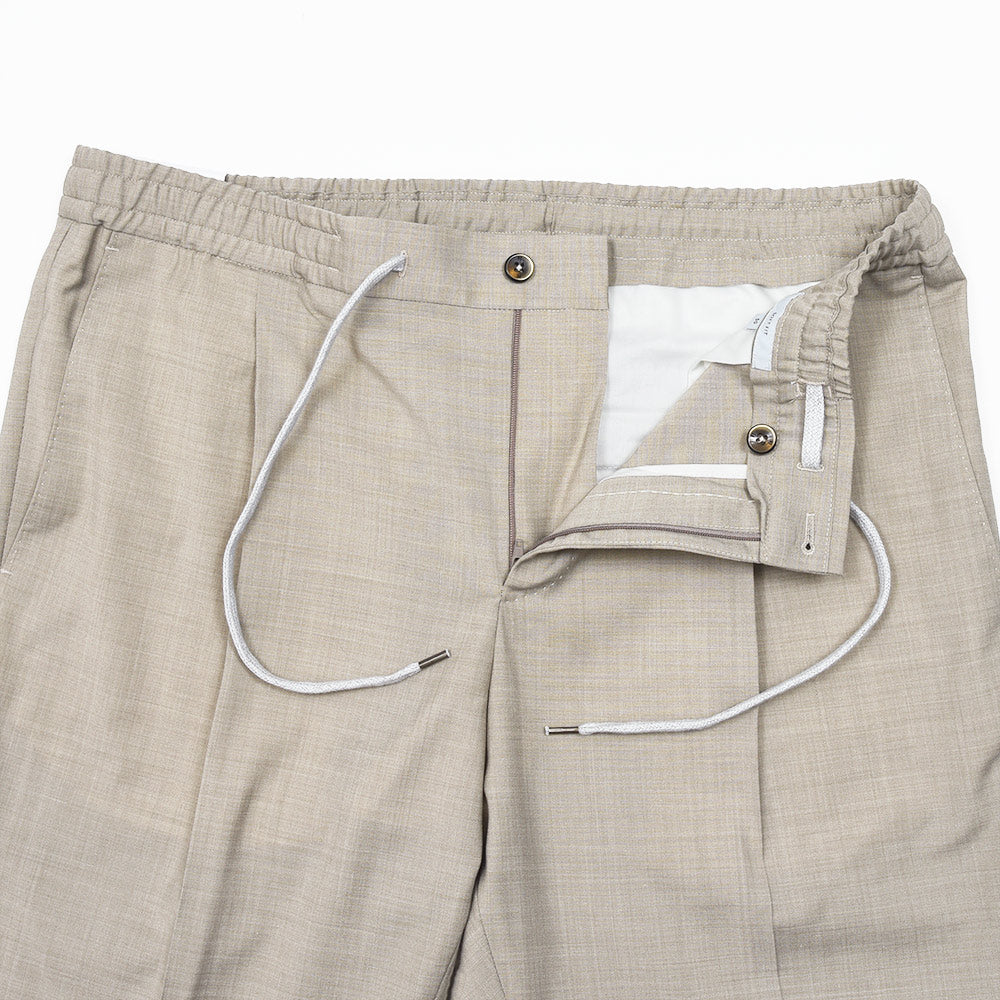 PT TORINO(ピーティー トリノ) ウォッシャブルテクノウール ストレッチ トロピカル 1プリーツシャーリングパンツ SOFT FIT/PO35