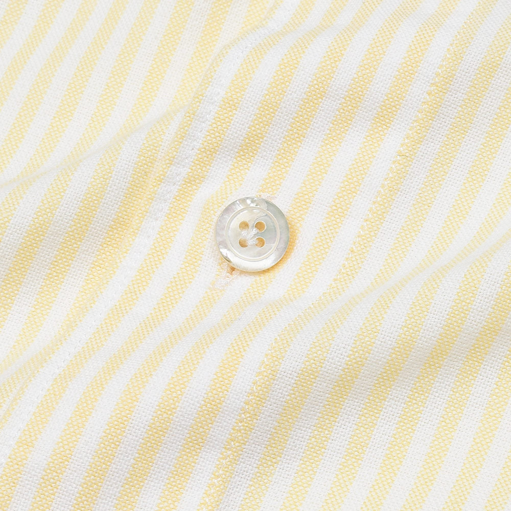 Finamore(フィナモレ) VITTORIO/BALI コットンオックス ロンドンストライプ セミワイドカラーシャツ