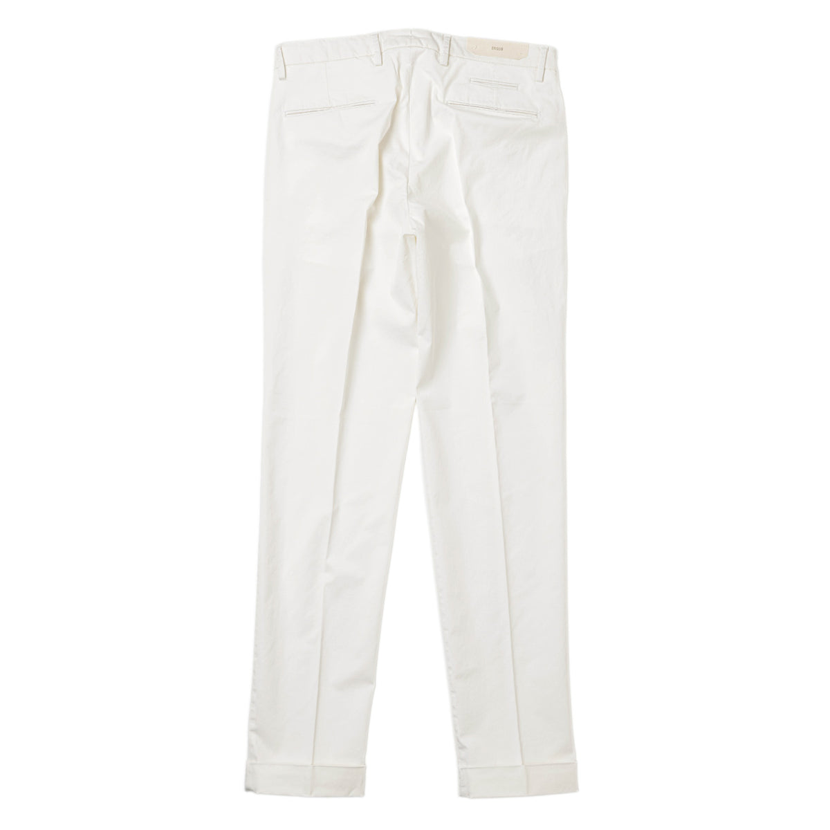 ブリリア 1949 / 1プリーツ コットン ストレッチ スラックス パンツ/ SLIM FIT / BG07 300008 / ホワイト