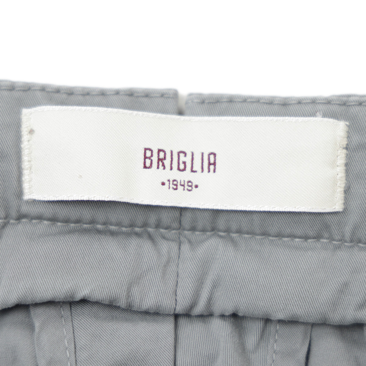 ブリリア 1949 / 1プリーツ コットン ストレッチ スラックス パンツ/ SLIM FIT / BG07 300008 / グレー