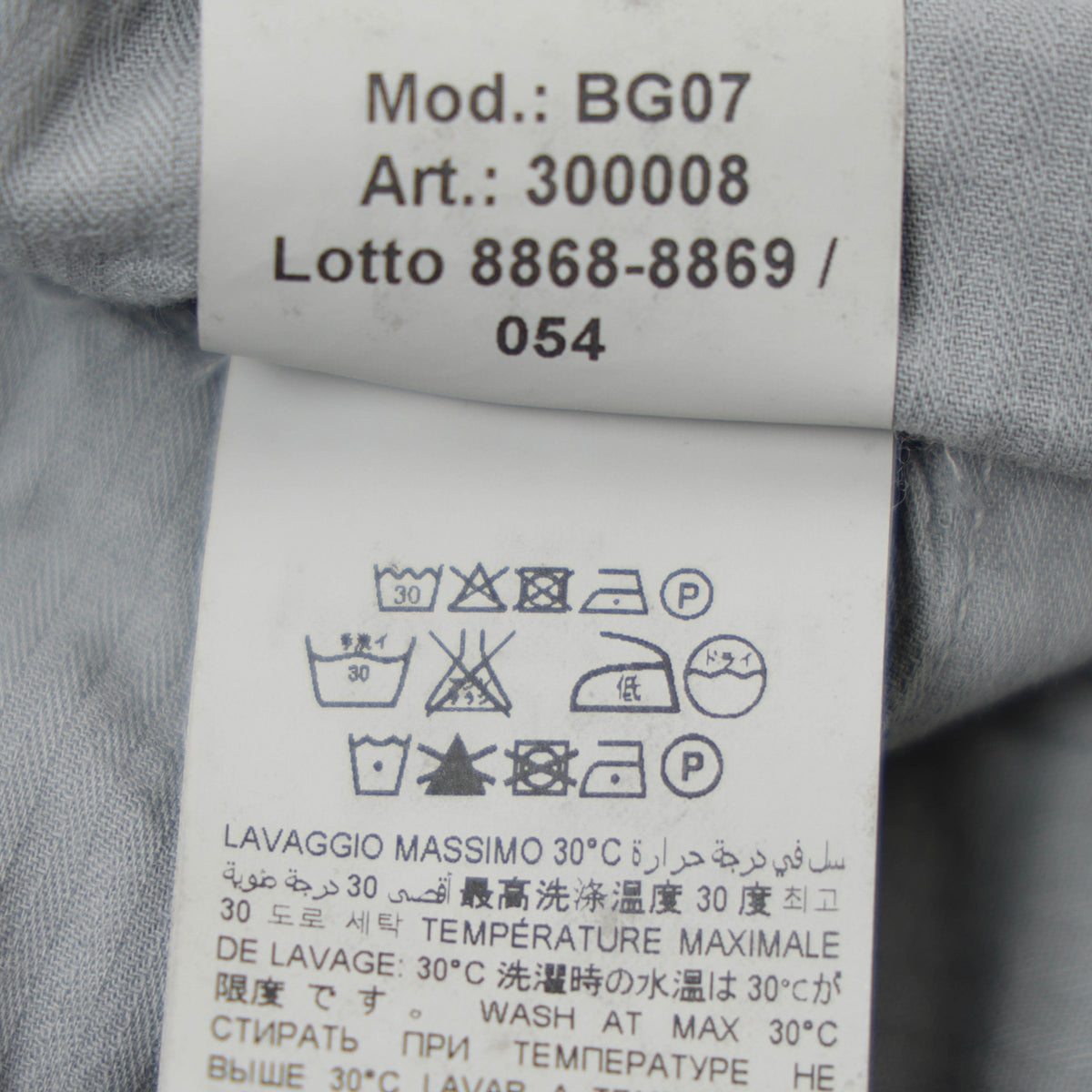 ブリリア 1949 / 1プリーツ コットン ストレッチ スラックス パンツ/ SLIM FIT / BG07 300008 / グレー