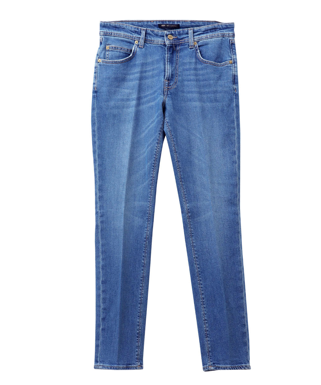 BRIGLIA 1949 RIBOT コットンストレッチ スリムデニムパンツ