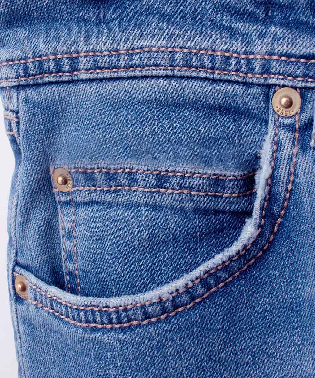 BRIGLIA 1949 RIBOT コットンストレッチ スリムデニムパンツ