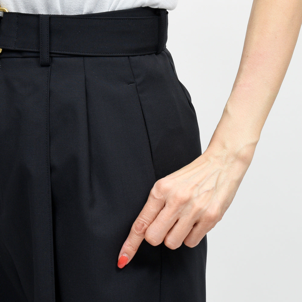 MACKINTOSH(マッキントシュ) BELTED POLMOOD ウールベルテッドパンツ