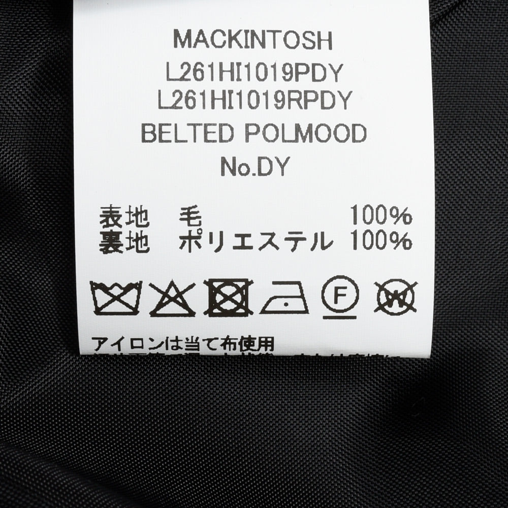 MACKINTOSH(マッキントシュ) BELTED POLMOOD ウールベルテッドパンツ