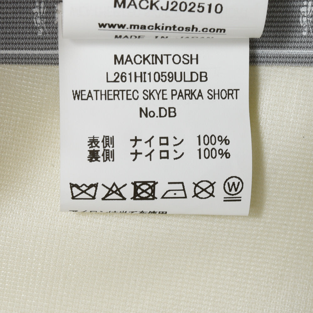 MACKINTOSH(マッキントシュ) WTS PARKA SH ウェザーテックスカイパーカショート