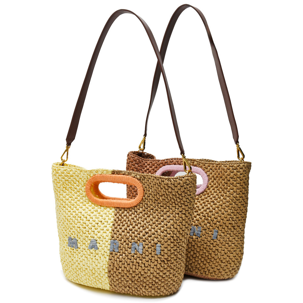 MARNI(マルニ) BMMP0172A0 P9110 ラフィア2WAYトートバッグ