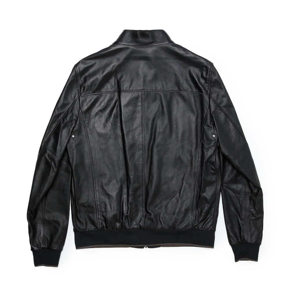 ムーレー / 【銀座店限定】ナッパレザーボンバージャケット/FEDER-PEK/NERO