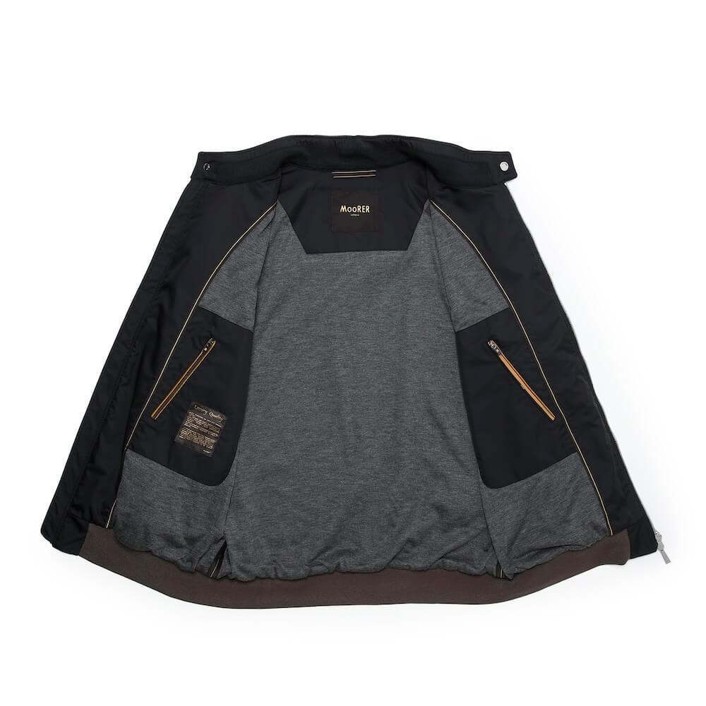 ムーレー / 【銀座店限定】ナッパレザーボンバージャケット/FEDER-PEK/NERO