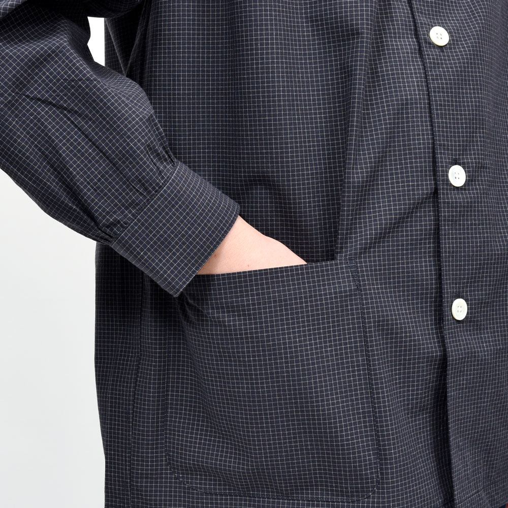 garoh(ガロウ) jacket07 コットン グラフチェック チョアジャケット
