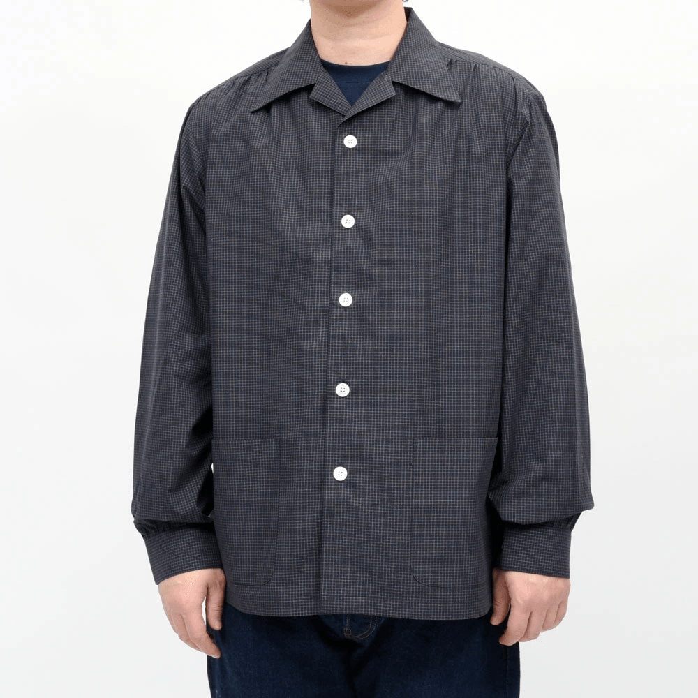 garoh(ガロウ) jacket07 コットン グラフチェック チョアジャケット