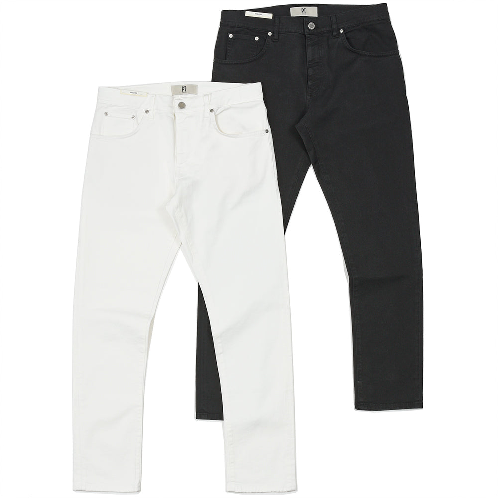 PT TORINO DENIM(ピーティートリノデニム) BREAKBEAT コットンストレッチ レギュラーデニムパンツ/OA14T0