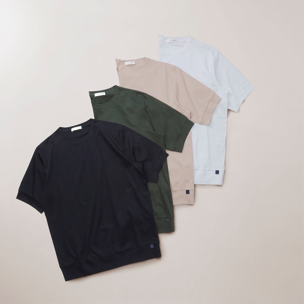 アンティーチポ / 【BR別注】Silky Cotton ショートスリーブ Tシャツ/NEBBIOLO/BR extrafine silky