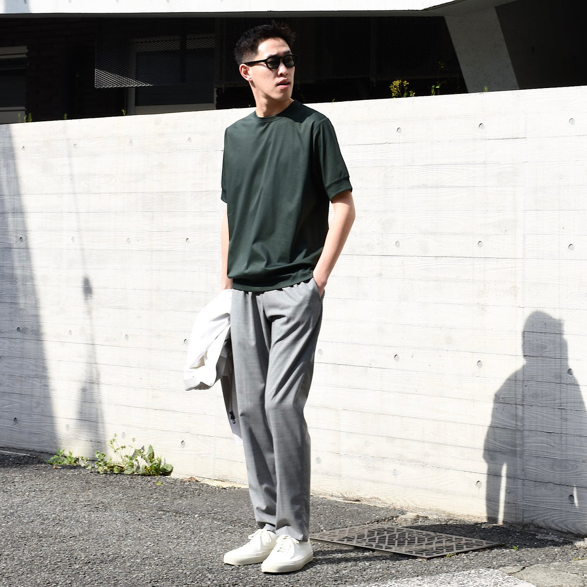 アンティーチポ / 【BR別注】Silky Cotton ショートスリーブ Tシャツ/NEBBIOLO/BR extrafine silky