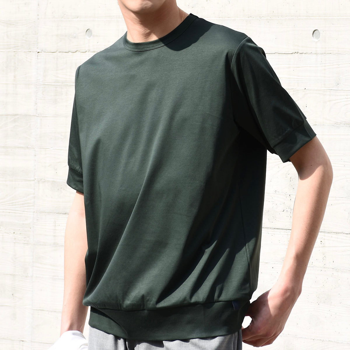 アンティーチポ / 【BR別注】Silky Cotton ショートスリーブ Tシャツ/NEBBIOLO/BR extrafine silky