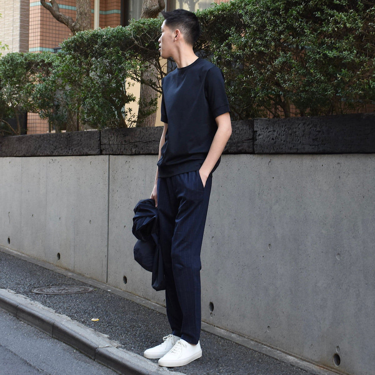 アンティーチポ / 【BR別注】Silky Cotton ショートスリーブ Tシャツ/NEBBIOLO/BR extrafine silky