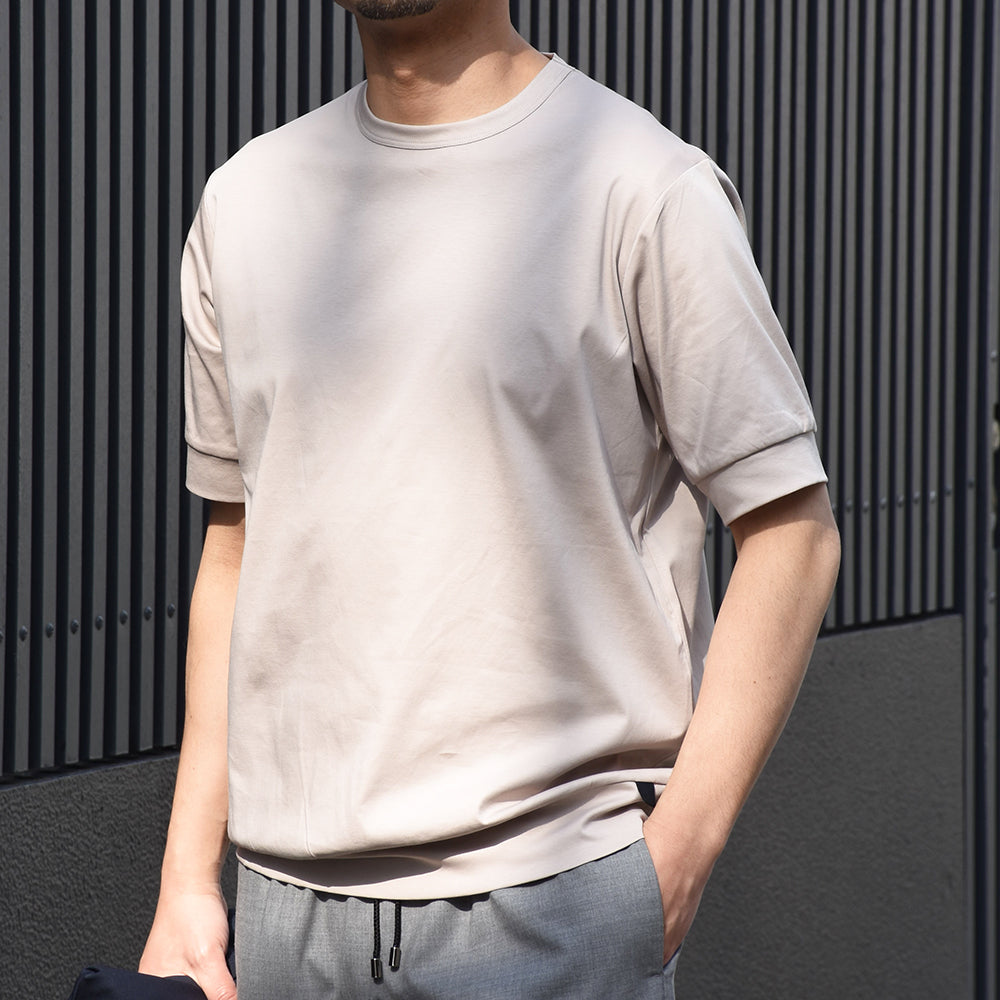 アンティーチポ / 【BR別注】Silky Cotton ショートスリーブ Tシャツ/NEBBIOLO/BR extrafine silky