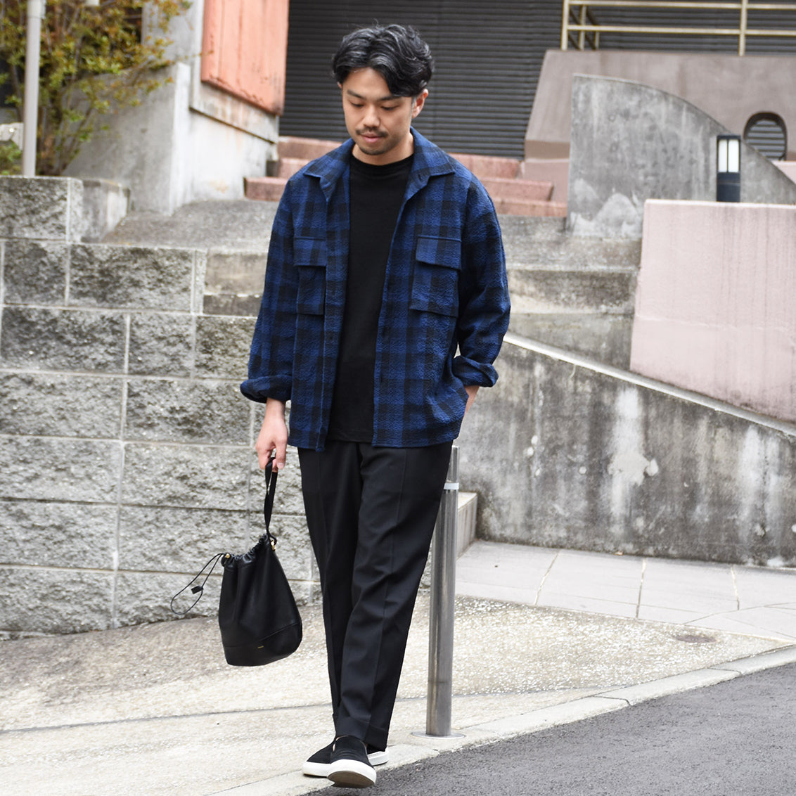 テクネ / DRAWSTRING POUCH/A01-01425-L